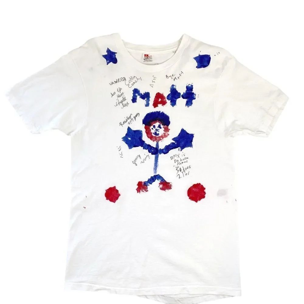 Vintage 90s Single Stitch Painted Art Tee “DMX Is Da Bomb”
